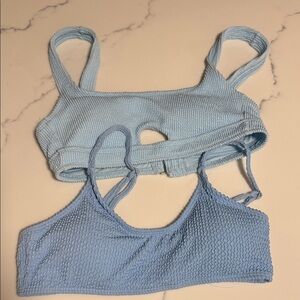 Light Blue bathing suit tops
